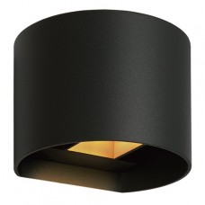 Φωτιστικό Επίτοιχο Απλίκα LED 10W 230V 1100lm CCT Αλουμινίου Μαύρο IP65 17-05204-2